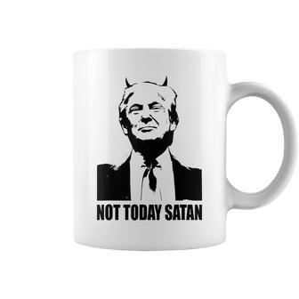 Antitrump Not Today Satan Coffee Mug | Crazezy DE