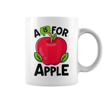 A Is For Apple Nursery Preschool Teacher Appreciation Coffee Mug - Monsterry UK