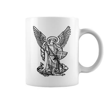 Archangel Michael Saint Michael Angel Graphic Coffee Mug - Monsterry