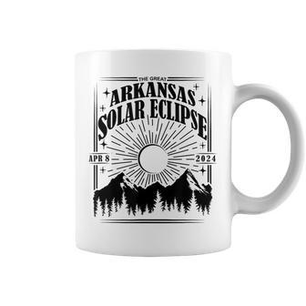 Arkansas Total Solar Eclipse 2024 Astrology Event Coffee Mug | Mazezy CA