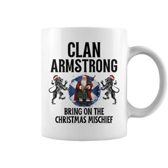 Armstrong Clan Christmas Scottish Family Name Party Coffee Mug - Seseable