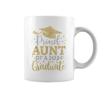 Aunt Senior 2024 Proud Aunt Of A Class Of 2024 Graduate Coffee Mug - Monsterry