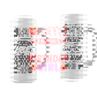 Auntie Of The Berry First Birthday Girl Sweet Strawberry Coffee Mug - Seseable