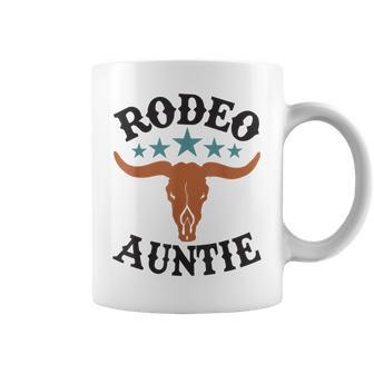 Auntie First Birthday Cowboy Western Rodeo Party Matching Coffee Mug - Monsterry
