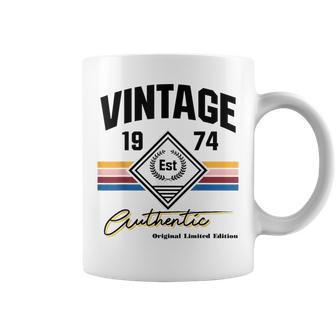 Authentic Vintage 1974 50Th Birthday For Men Coffee Mug - Monsterry DE