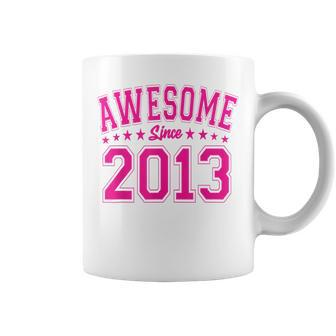 Awesome Since 2013 Birthday Awesome Vintage 2013 Coffee Mug - Monsterry DE