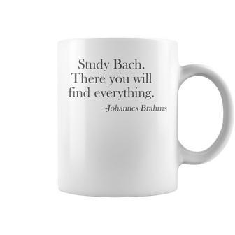 Bach Classical Music Lover Ts Classical Music Quote Coffee Mug - Monsterry