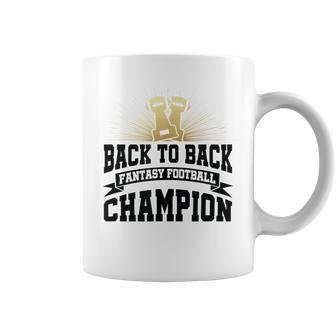 Back To Back Fantasy Football Champion 2019 Champ Coffee Mug - Monsterry CA