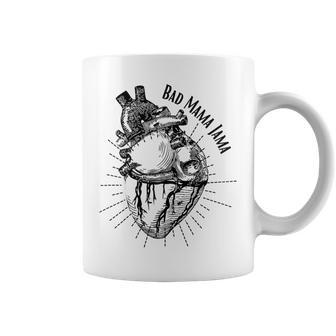 Bad Mama Jama Heart Coffee Mug - Monsterry UK