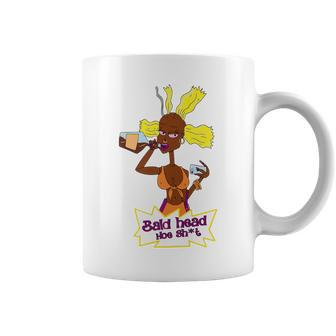 Bald Head Hoe Shit Coffee Mug | Crazezy AU