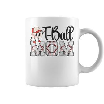 Ball Mom Leopard Tball Mom Mother's Day Coffee Mug - Seseable