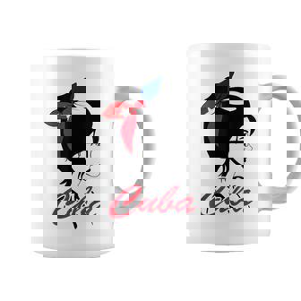 Bandera Cuba Girl Cubana Cubana Taza de café - Regaloses
