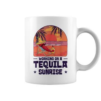 Bartender Mixing Tequila Sunrise Mexican Mexico Coffee Mug - Monsterry