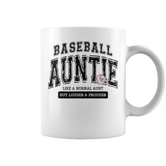 Baseball Auntie Matching Aunt Loud Proud Family Player Game Coffee Mug - Monsterry CA