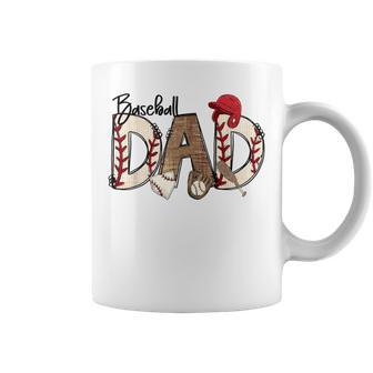 Baseball Dad Dad Baseball Father Day Coffee Mug - Thegiftio UK