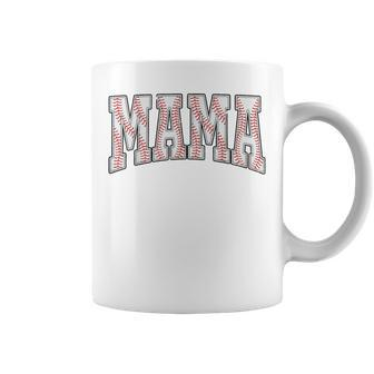 Baseball Mama Retro Loud Mom And Proud Mommy Mother's Day Coffee Mug - Seseable