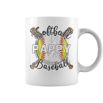 Baseball Softball Pappy Of Softball Baseball Player Coffee Mug | Mazezy