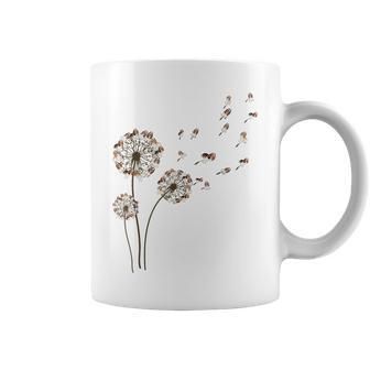 Basset-Hound Dandelion Flower Basshole Dog Mom Women Coffee Mug - Seseable
