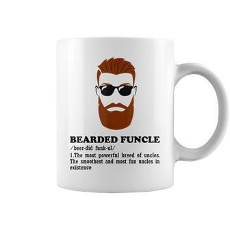 Bearded Funcle Uncle Definition Coffee Mug | Crazezy CA