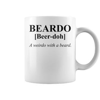 Beardo Dictionary Word Cool Weird Coffee Mug - Monsterry DE