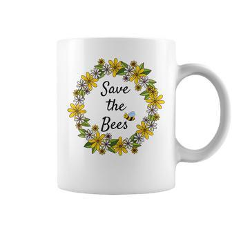 Beautiful Save The Bees T -Bee Awareness Coffee Mug - Monsterry CA