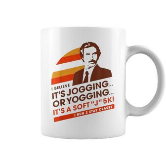I Believe It's Jogging Or Yogging It's A Quote Coffee Mug | Crazezy CA