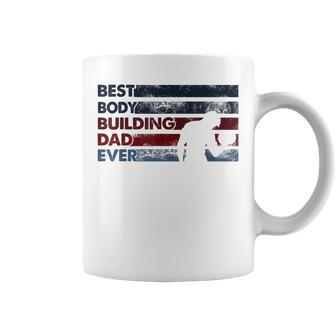 Best Dad Ever Father Vintage Body Building Coffee Mug - Monsterry DE