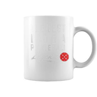 The Best Dad And A Pickleball Legend Fathers Day Coffee Mug - Seseable