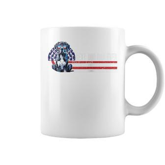 Best Dog Dad Ever Great Dane Usa Flag Fathers Day Vintage Us Coffee Mug - Seseable