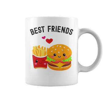 Best Friends Kawaii Burger & Fries Coffee Mug - Monsterry CA