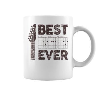 Best Guitar Dad Ever Chords Best Daddy Guitar Fathers Day Coffee Mug - Monsterry