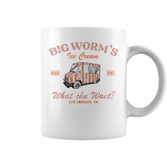 Big Worm's Ice Cream What Chu Want Vintage Coffee Mug - Monsterry AU