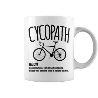 Bike Rider Cycopath Bicycle Cyclist Coffee Mug - Monsterry AU