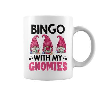 Bingo With My Gnomies Bingo Gnome Coffee Mug - Seseable