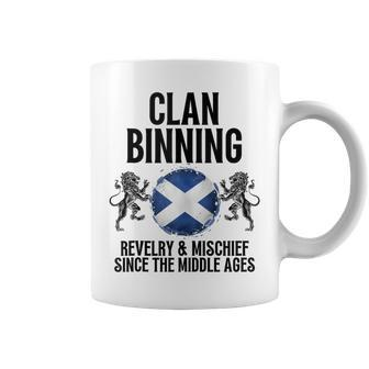 Binning Clan Scottish Family Name Scotland Heraldry Coffee Mug - Seseable