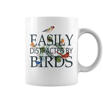 Bird Lovers For Easily Distracted By Birds Coffee Mug - Seseable