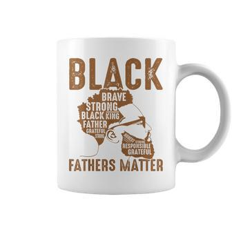 Black Fathers Matter Dope Black Dad King Fathers Day Coffee Mug - Seseable