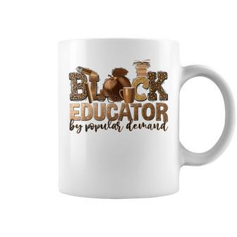 Black Teacher Educator African American Professor Ta School Coffee Mug - Monsterry DE