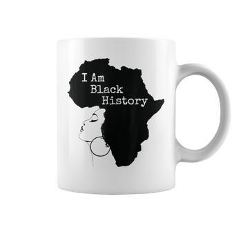 I Am Black History Month Black Woman African Pride Coffee Mug - Thegiftio UK
