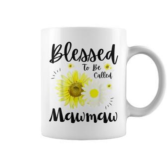 Blessed To Be Called Mawmaw Floral Cute Coffee Mug - Monsterry
