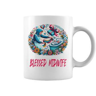Blessed Midwife Mother's Day Vintage Nurses Week Coffee Mug - Monsterry