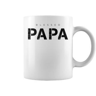 Blessed Papa For Dad Coffee Mug | Crazezy