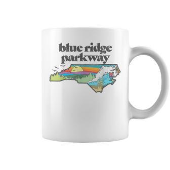 Blue Ridge Parkway North Carolinaretro Nature Coffee Mug - Monsterry UK