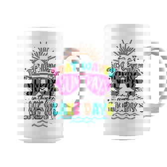 Boat Wave Sun Rays Ain't Nothing Like Lake Days Summer Coffee Mug - Seseable