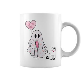 Be My Boo Cat Valentine Coffee Mug - Monsterry