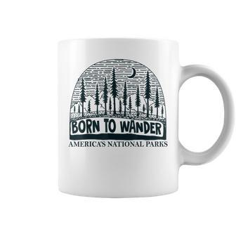 Born To Wander America's National Parks Nature Coffee Mug - Thegiftio UK