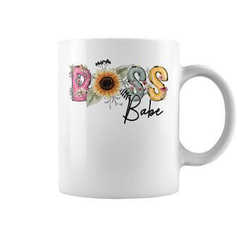 Boss Babe Sunflower Girl Feminist Inspirational Coffee Mug | Crazezy UK