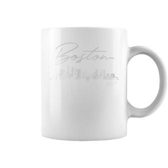 Boston Skyline For Women Men Girls & Boys Coffee Mug - Monsterry CA