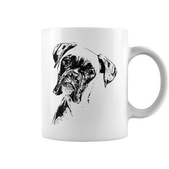 Boxer Dog Face Dog Lovers Boxer Dog Coffee Mug - Monsterry DE