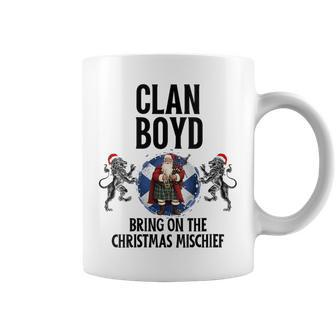 Boyd Clan Christmas Scottish Family Name Party Coffee Mug - Seseable
